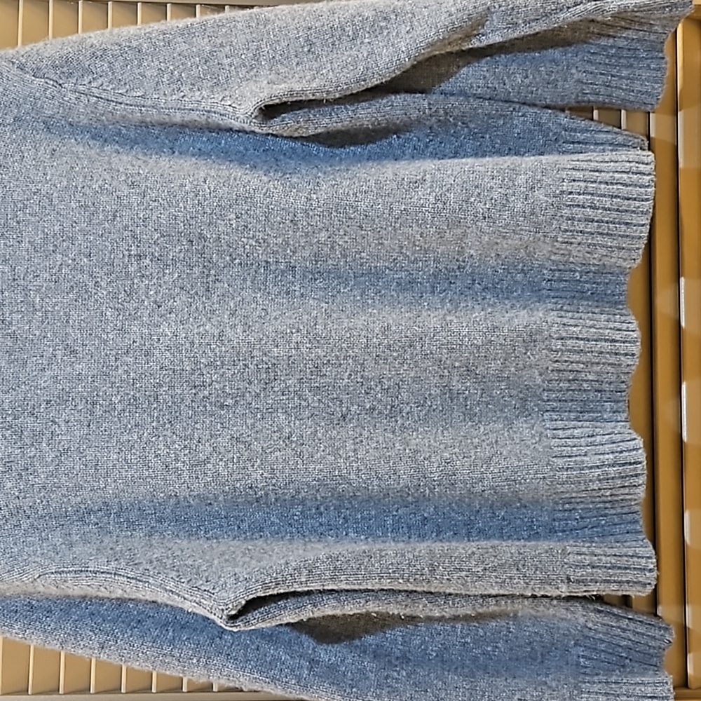 Jenni Kayne Cashmere Oversized Sweater in Thunder Gray Crewneck Medium/Small - Picture 10 of 12